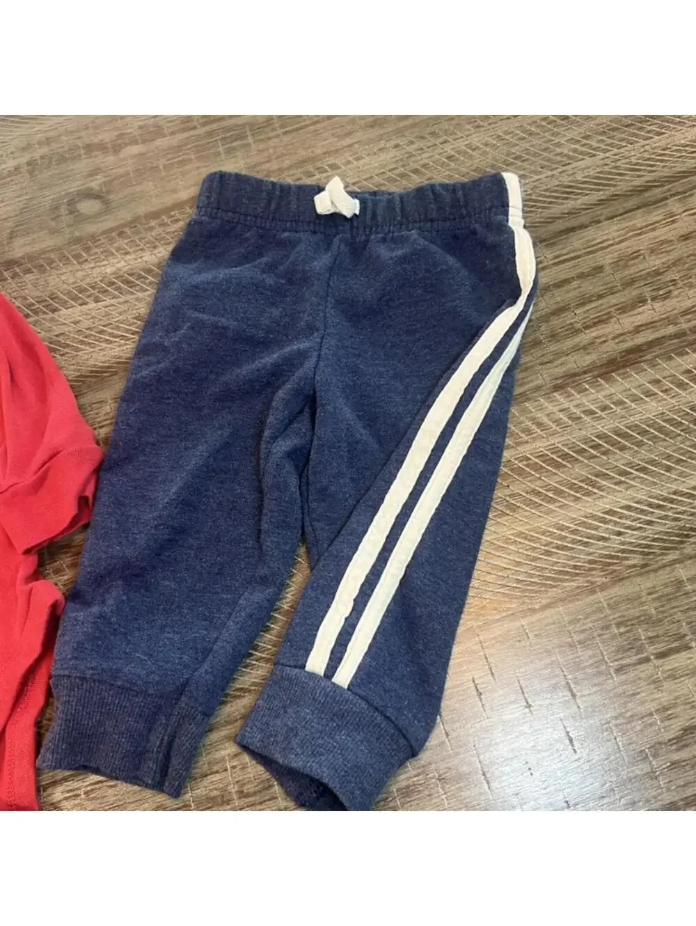 Carter's Baby Boy 9M Long Sleeve Freshman Bodysuit and Blue Track Pants Set